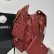 Replica Borsa a mano media Chanel 25 Hobo Caviar Quilted AS5311 Rosso Imitazione Outlet