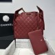 Replica Borsa a mano media Chanel 25 Hobo Caviar Quilted AS5311 Rosso Imitazione Outlet