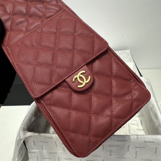 Replica Borsa a mano media Chanel 25 Hobo Caviar Quilted AS5311 Rosso Imitazione Outlet