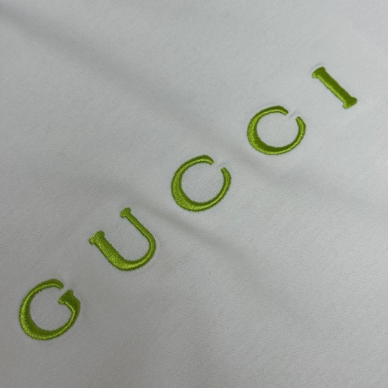 Replica Maglietta girocollo Gucci unisex nera/albicocca 01 Imitazione Outlet