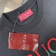 Replica Maglietta girocollo Gucci unisex nera/albicocca 02 Imitazione Outlet