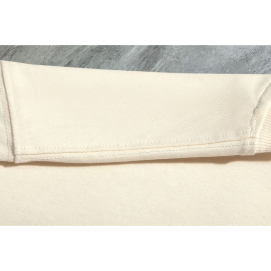 Replica Maglietta girocollo Gucci unisex nera/albicocca 06 Imitazione Outlet