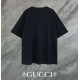 Replica Maglietta girocollo Gucci unisex nera/albicocca 08 Imitazione Outlet