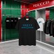 Replica Maglietta girocollo Gucci unisex nera/albicocca 08 Imitazione Outlet
