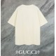 Replica Maglietta girocollo Gucci unisex nera/albicocca 09 Imitazione Outlet