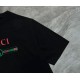 Replica Maglietta girocollo Gucci unisex nera/albicocca 10 Imitazione Outlet