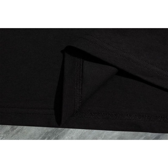 Replica Maglietta girocollo Gucci unisex nera/albicocca 10 Imitazione Outlet