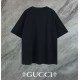 Replica Maglietta girocollo Gucci unisex nera/albicocca 10 Imitazione Outlet