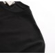 Replica Maglietta girocollo Gucci unisex nera/albicocca 11 Imitazione Outlet