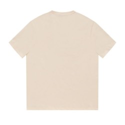 Replica Maglietta girocollo Gucci unisex nera/albicocca 12 Imitazione Outlet