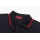Replica Polo Gucci con ricamo a doppia GG e morsetto 01 Imitazione Outlet