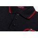 Replica Polo Gucci con ricamo a doppia GG e morsetto 01 Imitazione Outlet