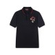 Replica Polo Gucci con ricamo a doppia GG e morsetto 01 Imitazione Outlet