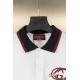 Replica Polo Gucci con ricamo a doppia GG e morsetto 02 Imitazione Outlet