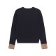 Perfetto Replica Cardigan classico Burberry maglia scozzese a maniche lunghe con ricamo Imitazione Outlet