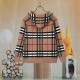 Perfetto Replica Giacca Burberry con cappuccio reversibile cashmere a quadri Imitazione Outlet