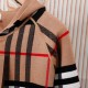 Perfetto Replica Giacca Burberry con cappuccio reversibile cashmere a quadri Imitazione Outlet