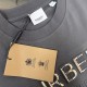Perfetto Replica Burberry T-shirt unisex a maniche corte con scollo rotondo 01 Imitazione Outlet