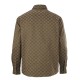 Perfetto Replica Giacca-camicia Gucci con colletto alla coreana e motivo Doppia G in jacquard all-over Imitazione Outlet