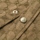 Perfetto Replica Giacca-camicia Gucci con colletto alla coreana e motivo Doppia G in jacquard all-over Imitazione Outlet