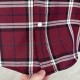 Perfetto Replica Camicia Gucci a maniche lunghe con colletto jacquard scozzese Imitazione Outlet