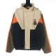 Perfetto Replica Giacca Gucci con cappuccio e tasca con cerniera ricamata Imitazione Outlet