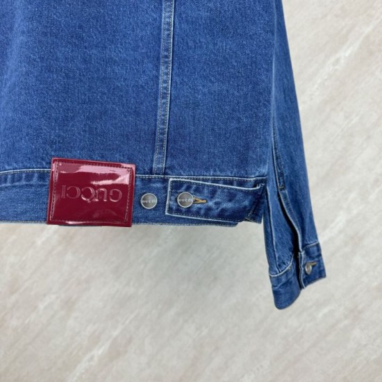 Perfetto Replica Completo Gucci G e giacca in denim Imitazione Outlet