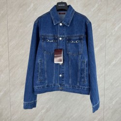 Perfetto Replica Completo Gucci G e giacca in denim Imitazione Outlet