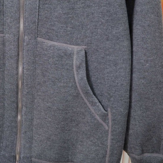 Perfetto Replica Giacca Gucci classica cappuccio in misto cashmere jacquard con doppia G Imitazione Outlet