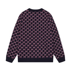 Perfetto Replica Maglione girocollo Gucci lana con logo classico doppia G Imitazione Outlet