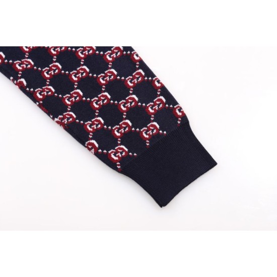 Perfetto Replica Maglione girocollo Gucci lana con logo classico doppia G Imitazione Outlet