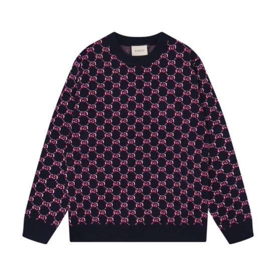 Perfetto Replica Maglione girocollo Gucci lana con logo classico doppia G Imitazione Outlet