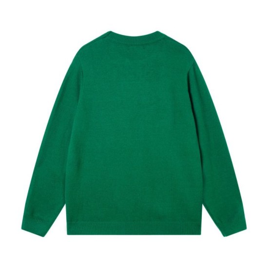 Perfetto Replica Maglione Gucci girocollo in jacquard con logo bianco Imitazione Outlet