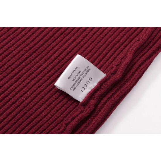 Perfetto Replica Maglione Gucci girocollo in jacquard con logo 02 Imitazione Outlet