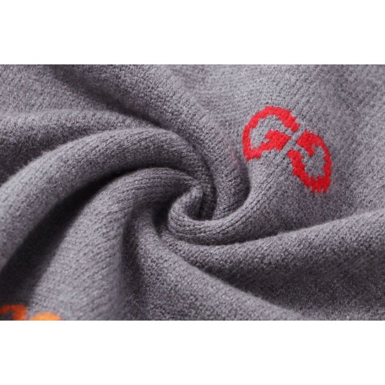 Perfetto Replica Maglione Gucci girocollo jacquard con logo doppia G colorato Imitazione Outlet