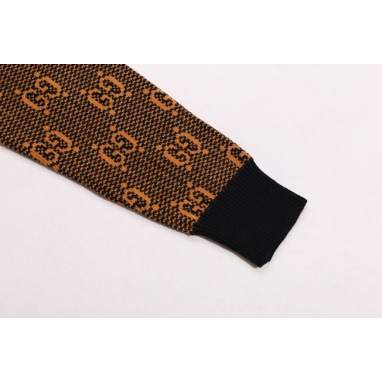 Perfetto Replica Maglione Gucci girocollo jacquard con doppia G Imitazione Outlet