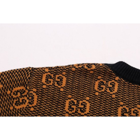 Perfetto Replica Maglione Gucci girocollo jacquard con doppia G Imitazione Outlet
