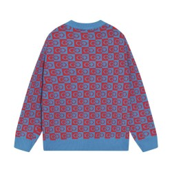 Perfetto Replica Maglione Gucci girocollo jacquard con doppia G 02 Imitazione Outlet