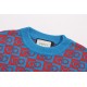 Perfetto Replica Maglione Gucci girocollo jacquard con doppia G 02 Imitazione Outlet