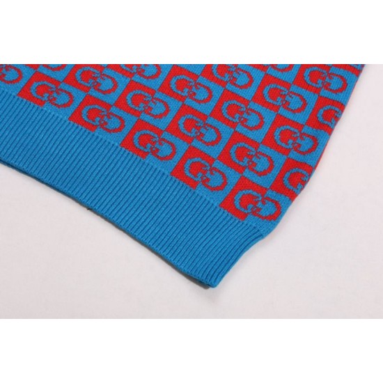 Perfetto Replica Maglione Gucci girocollo jacquard con doppia G 02 Imitazione Outlet