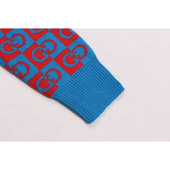 Perfetto Replica Maglione Gucci girocollo jacquard con doppia G 02 Imitazione Outlet
