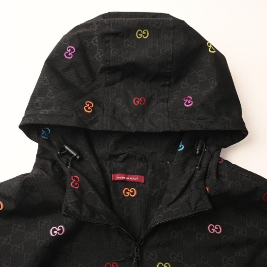 Perfetto Replica Giacca Gucci patchwork GG jacquard capospalla unisex Imitazione Outlet