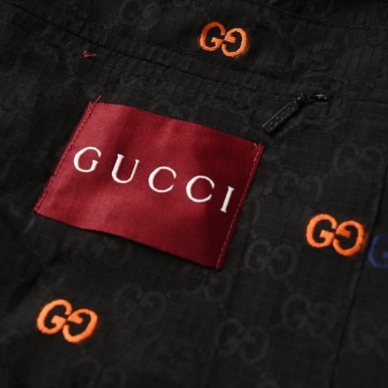 Perfetto Replica Giacca Gucci patchwork GG jacquard capospalla unisex Imitazione Outlet