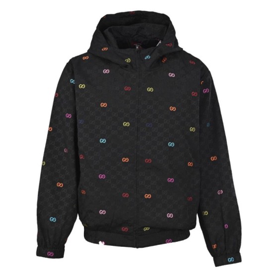 Perfetto Replica Giacca Gucci patchwork GG jacquard capospalla unisex Imitazione Outlet