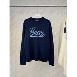 Perfetto Replica Maglione Gucci lana lavorato a maglia floreale Imitazione Outlet