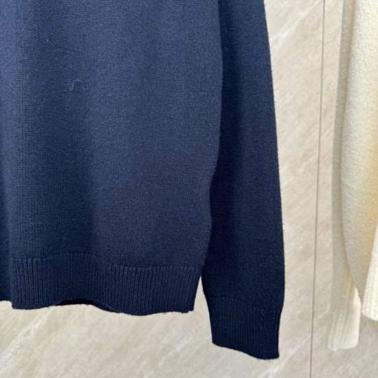 Perfetto Replica Maglione Gucci lana lavorato a maglia floreale Imitazione Outlet