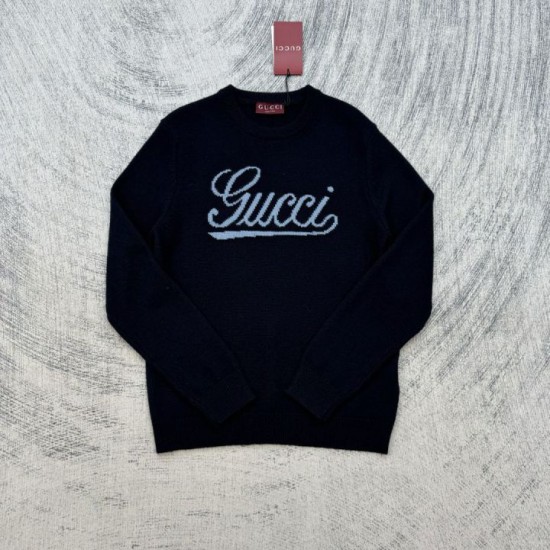 Perfetto Replica Maglione Gucci lana lavorato a maglia floreale Imitazione Outlet