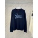 Perfetto Replica Maglione Gucci lana lavorato a maglia floreale Imitazione Outlet