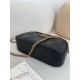 Replica Borsa a mano Valentino Garavani catena Quiltie 67 agnello Nero Imitazione Outlet Online