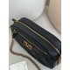 Replica Borsa a mano Valentino Garavani catena Quiltie 67 agnello Nero Imitazione Outlet Online